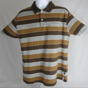 GAP Striped XL Athletic Brown Pocketed 2 Button